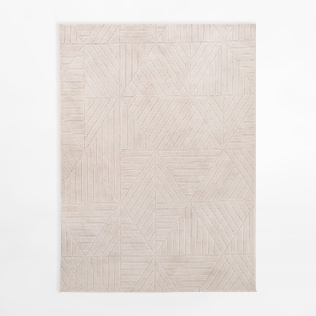Moderní koberec MODERNO, krémový, 160x230 cm