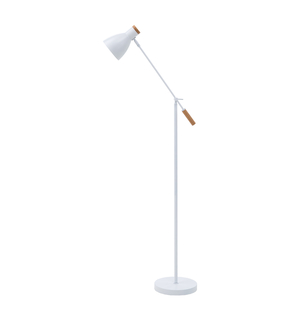 Skandinávská stojací lampa bílá JOSE