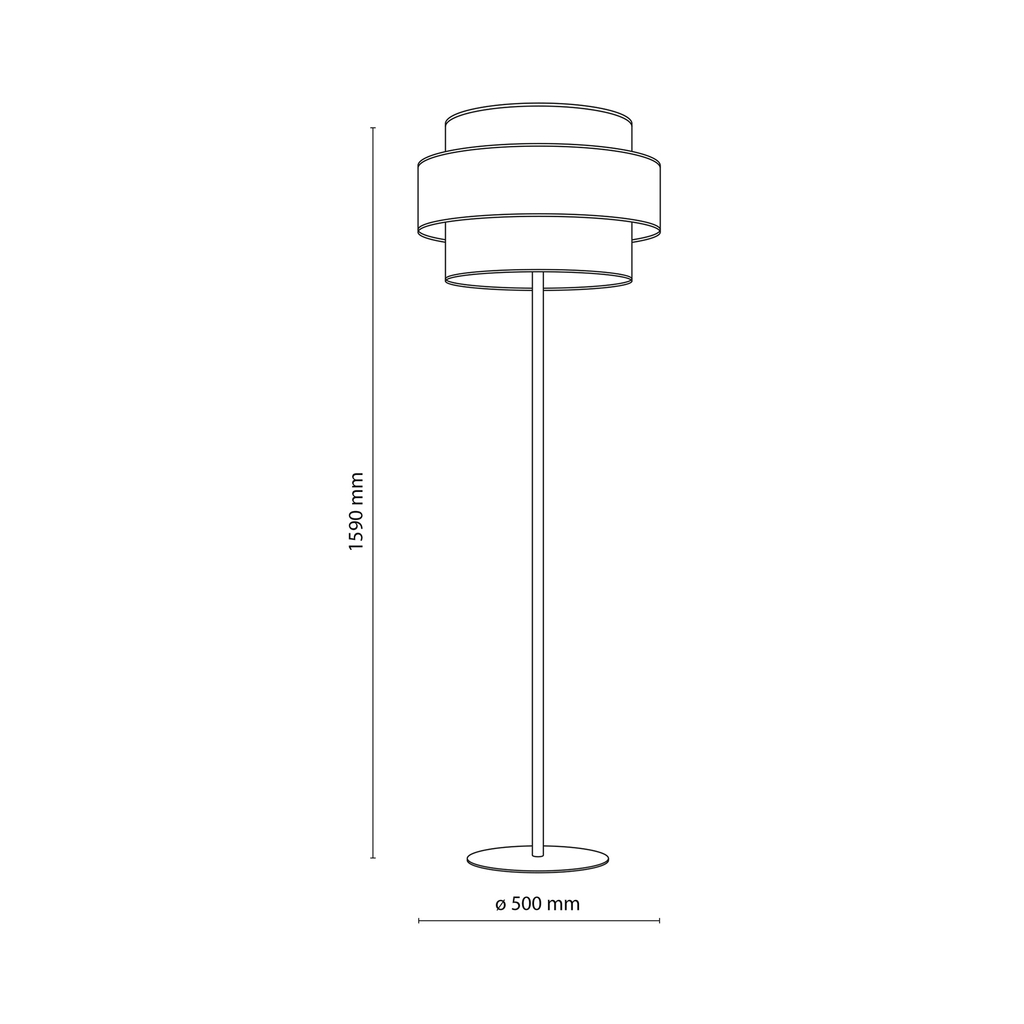 Stojací lampa TRIO JUTA