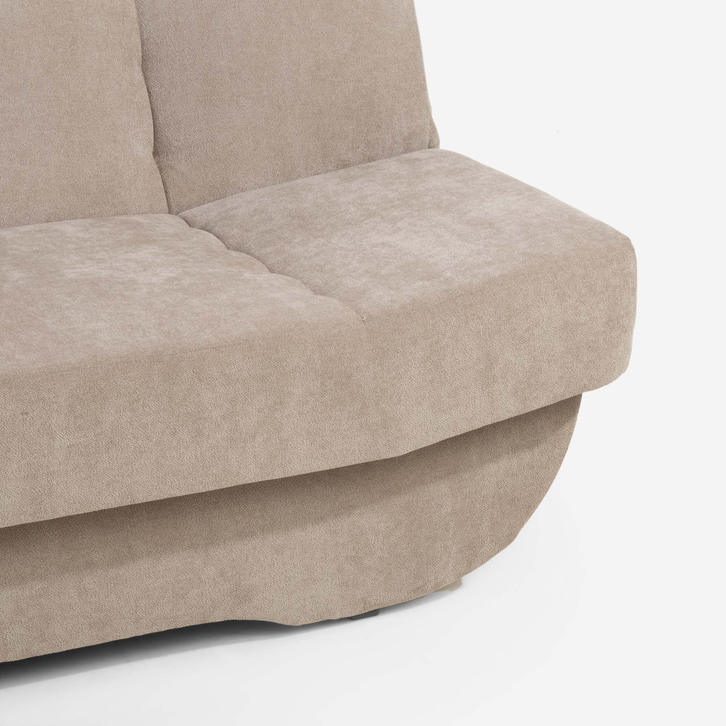 Béžová rozkládací pohovka DELTA