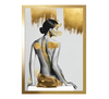 AM2030-009 OBRAZ WOMEN IN GOLD II 20X30 CM