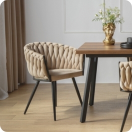 Moderní čalouněné židle