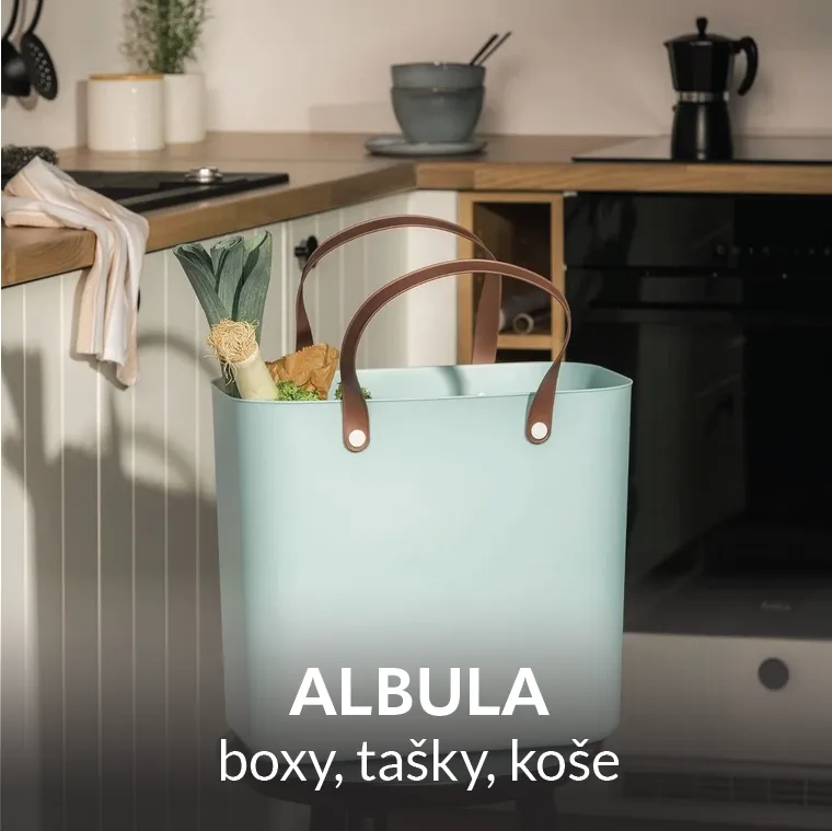 Albula boxy, tašky, koše