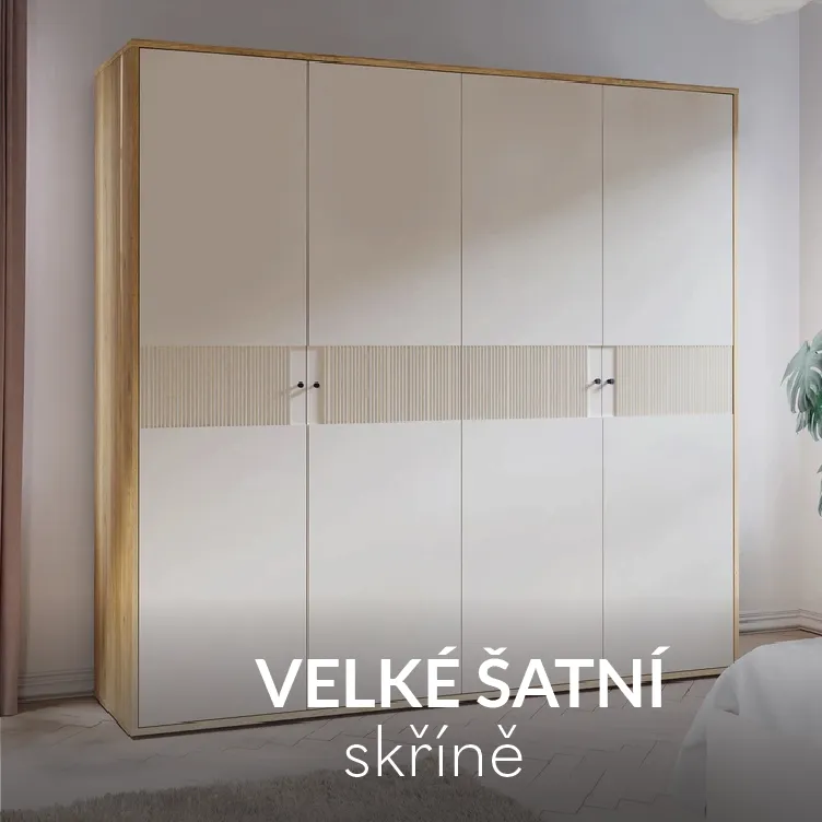 Velké šatní skříně