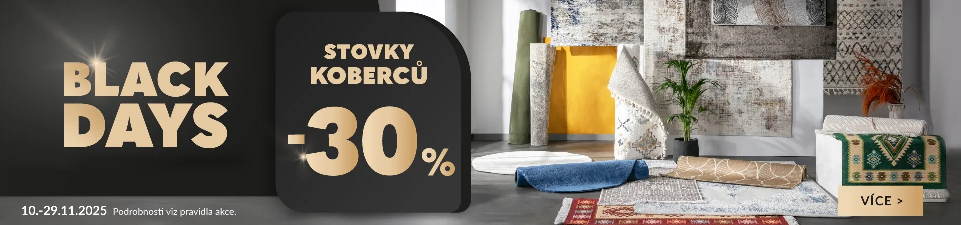 Vybrané koberce -30%