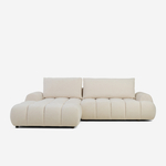 Narożnik rozkładany kremowy BELLINI M lewy