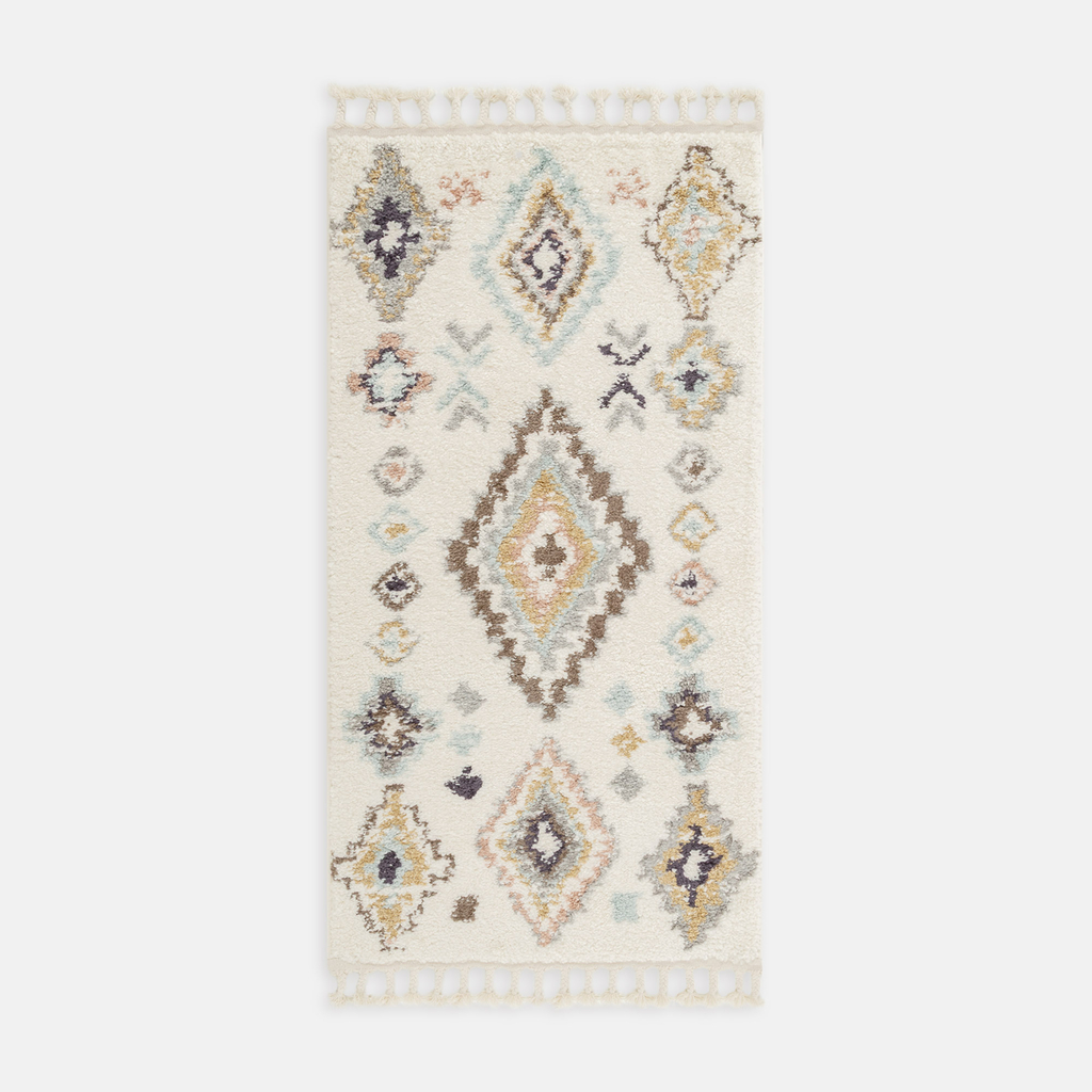 Koberec boho s geometrickým vzorem ALASKA, 80x150 cm