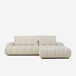 Narożnik rozkładany kremowy BELLINI M prawy