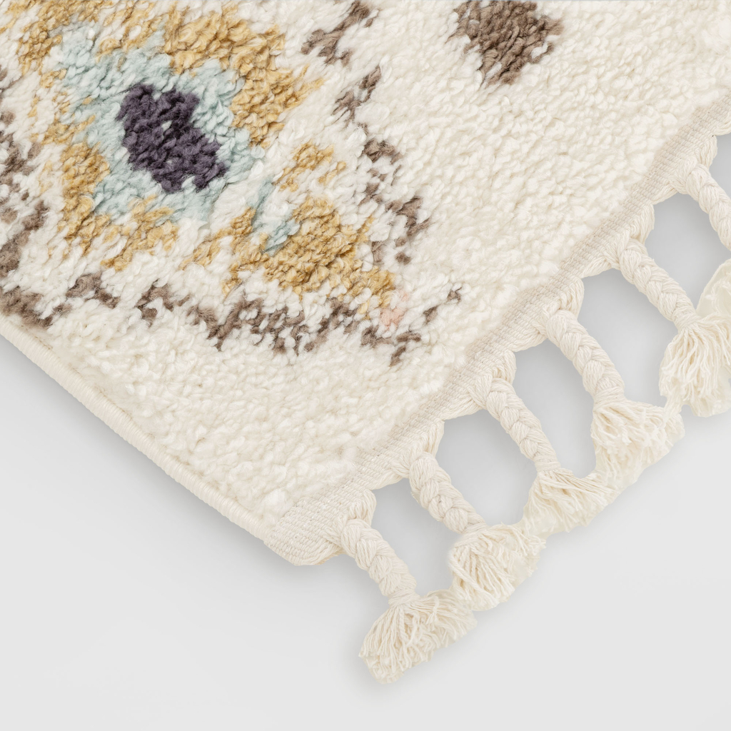 Koberec boho s geometrickým vzorem ALASKA, 80x150 cm