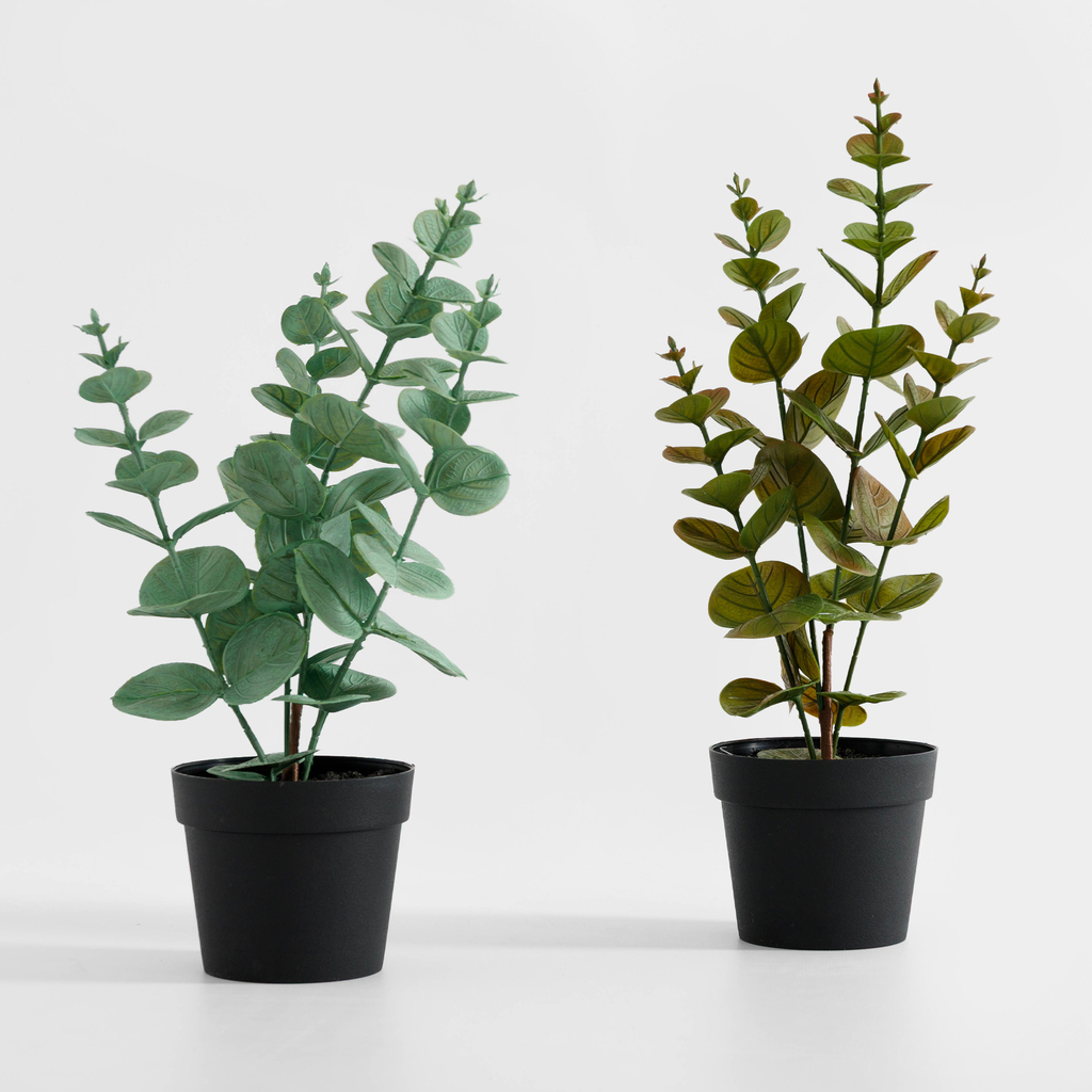 Sztuczny kwiat w doniczce czarnej 35 cm