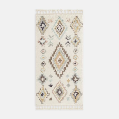 Koberec boho s geometrickým vzorem ALASKA, 80x150 cm