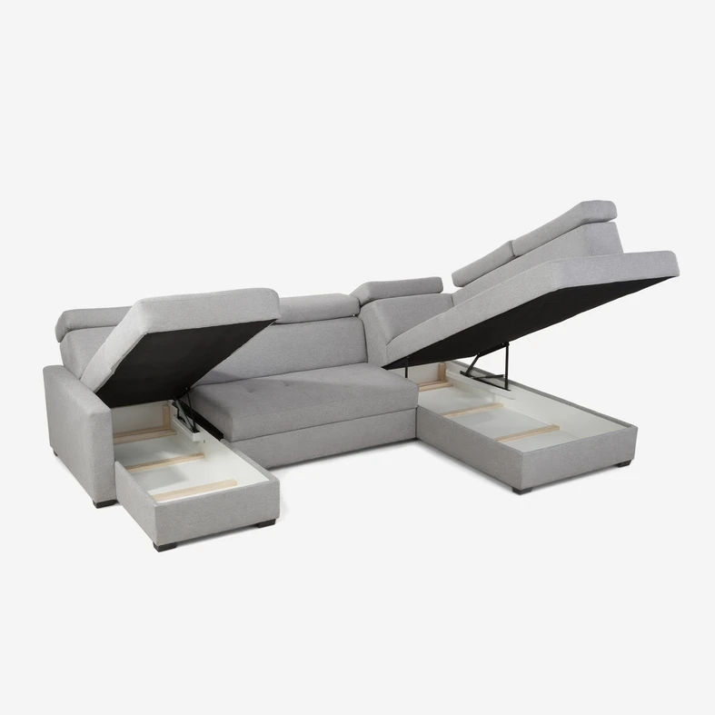 Rozkládací rohová sedací souprava FEN U levá