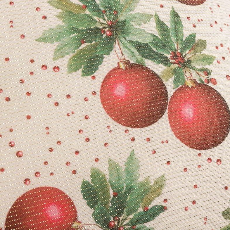 Vánoční polštář s baňky JOEL 45x45 cm