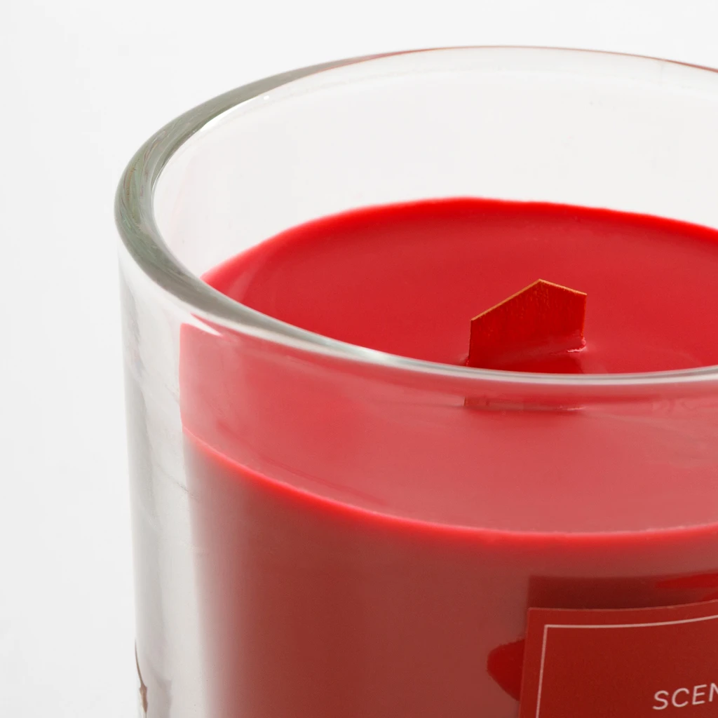 Vonná svíčka s dřevěným knotem 12,5 cm MIX