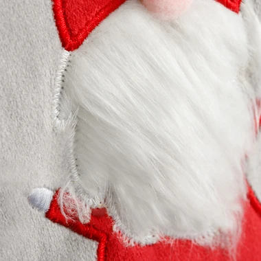 Povlak na polštář světle šedý GNOME 45x45 cm