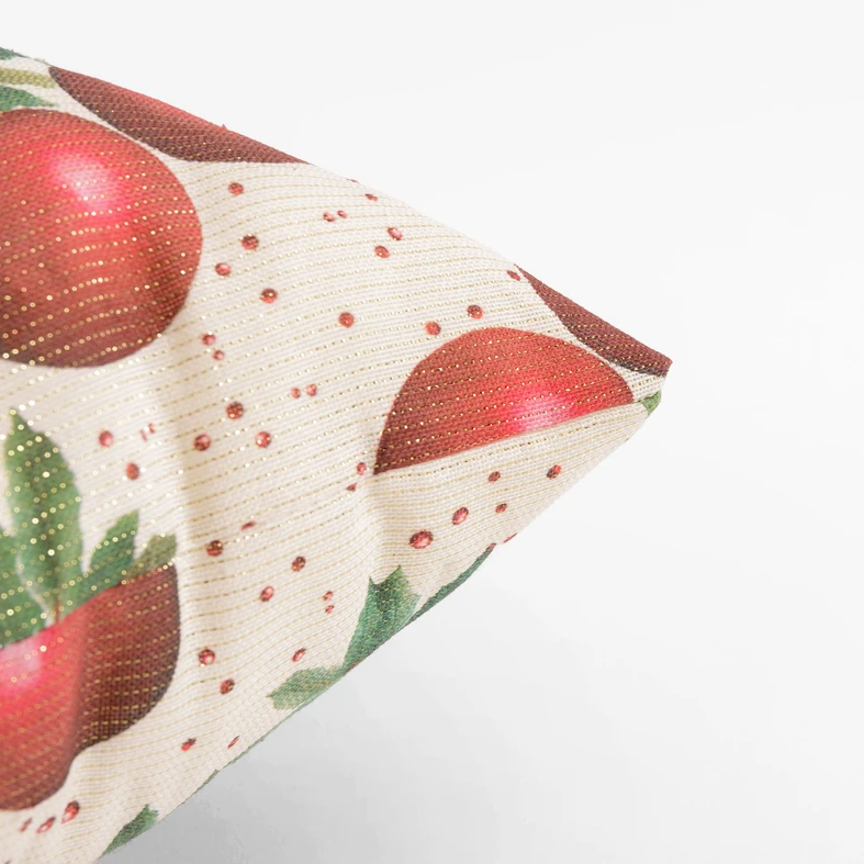 Vánoční polštář s baňky JOEL 45x45 cm