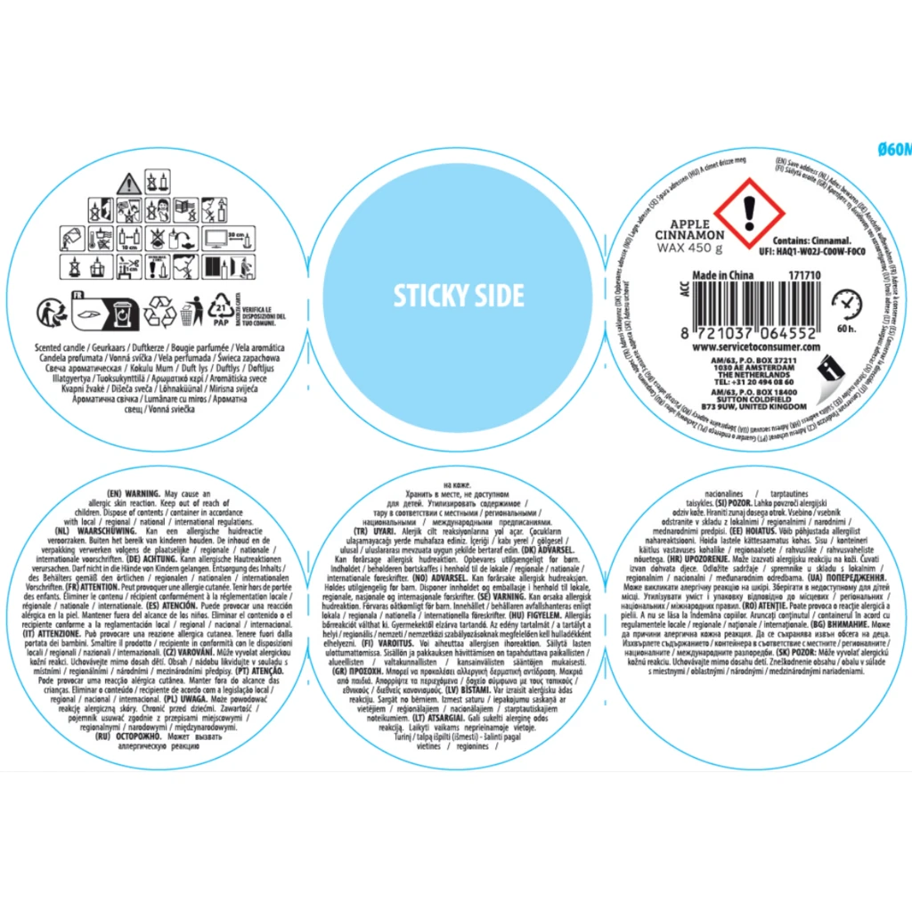 Vonná svíčka s dřevěným knotem 12,5 cm MIX