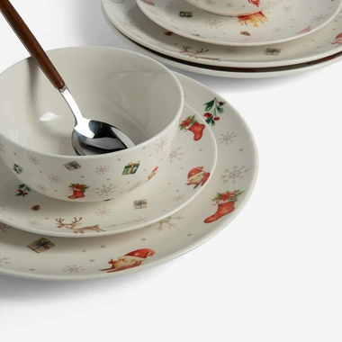 Desertní talíř sváteční NUTCRACKER 19,5 cm