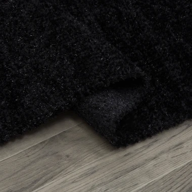 Černý koberec LUND 50x80 cm