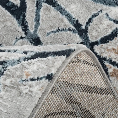 Šedo-modrý koberec MONTENEGRO 120x170 cm