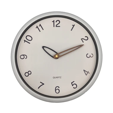 Kulaté hodiny 30 cm bílé