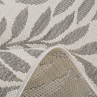 Moderní koberec PIATTO krémovo-šedý, 160x230 cm