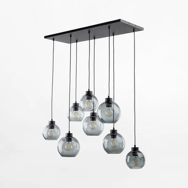 Grafitové závěsné svítidlo CUBUS 8