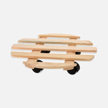 Podstavec pod květináč na kolečkách 35 cm