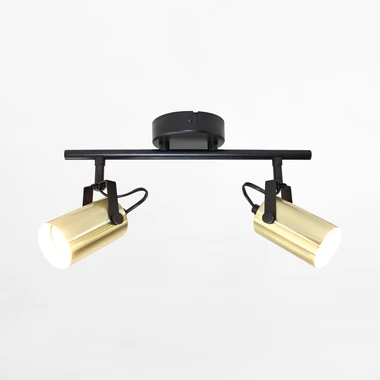 Černo-zlatá dvoubodová světelná lišta ORO SIGNA