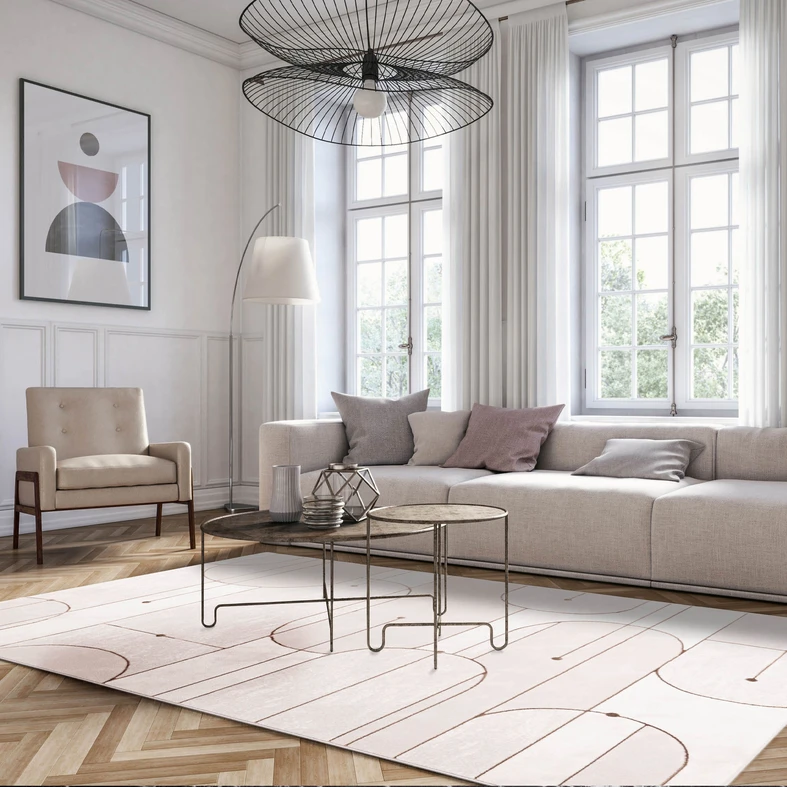 Moderní geometrický koberec 160x230 cm