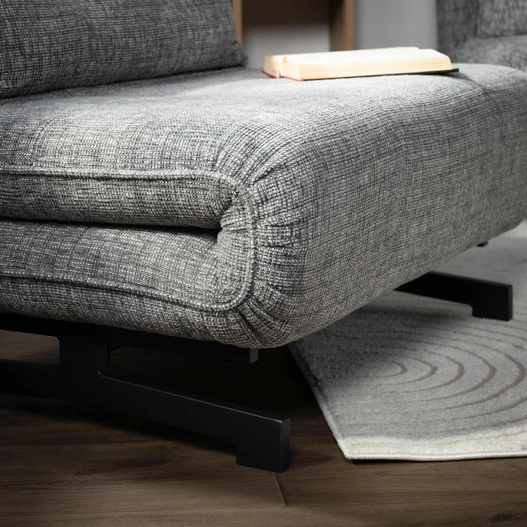 Sofa 92 cm rozkładana PIMIO szara Rozkládací pohovka PIMIO 92 cm šedá