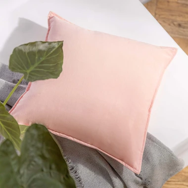Růžový povlak na polštář GIGI 45x45 cm