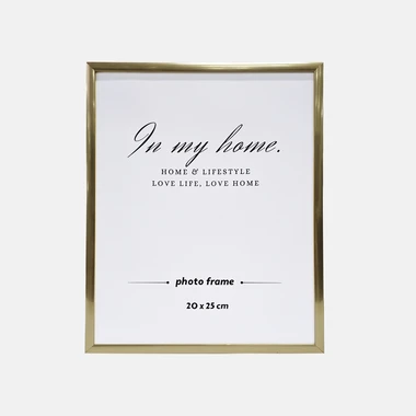 Fotorámeček do obývacího pokoje 20x25 zlatý