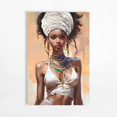 Obraz na plátně AFRIKA ŽENA I 80x120 cm