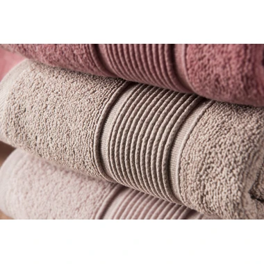 Kávově hnědý bavlněný ručník NAOMI 50x90 cm