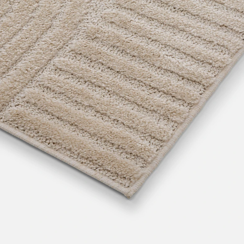 Dywan kremowy LA CASA 3D 200x290 cm - zbliżenie.