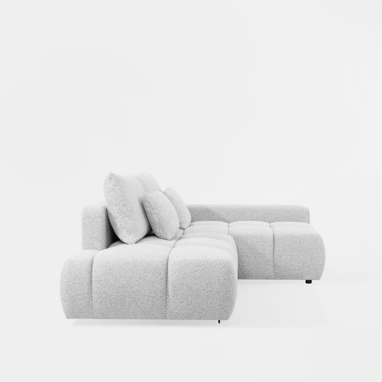 Praktyczny pojemnik w BIANCO O ułatwia przechowywanie pościeli i koców.