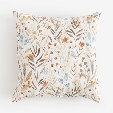 Dekorační polštář s listy DALIA 45x45 cm