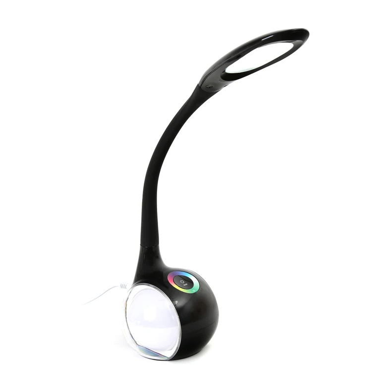 Černá stolní lampa LED PDL20B