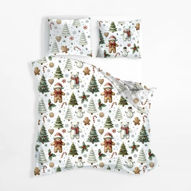 Bílé povlečení SCANDIC 220x200 cm