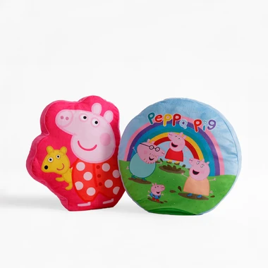 Mazlící polštář PRASÁTKO PEPPA 40x38 cm
