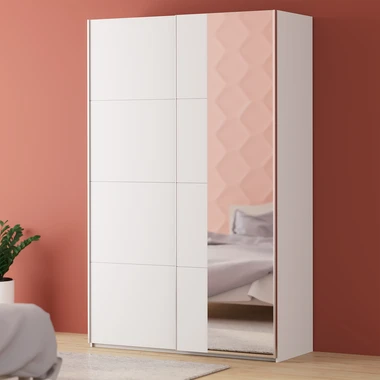 Zrcadlová skříň s posuvnými dveřmi FITIO mat 150 cm