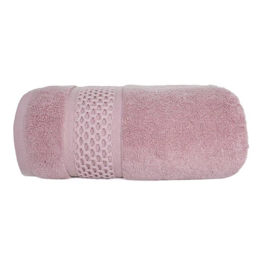 Růžový bavlněný ručník ASTI 50x90 cm