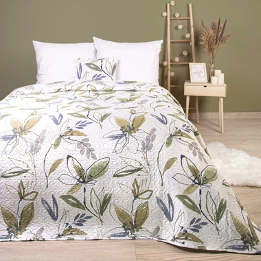 Přehoz s potiskem FLORI 170x210 cm