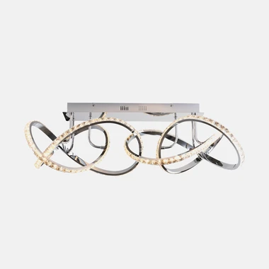 Chromované stropní LED svítidlo ABRO