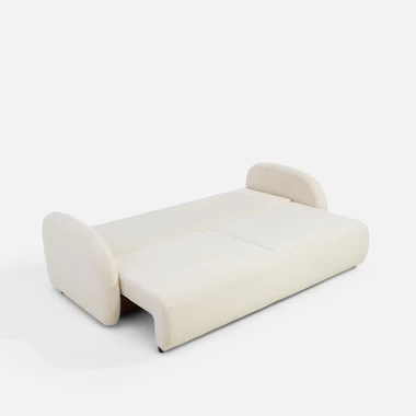 Třímístná rozkládací pohovka s úložným prostorem ROMA béžová