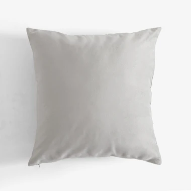 Dekorativní povlak na polštář světle šedý SAONA 45x45 cm