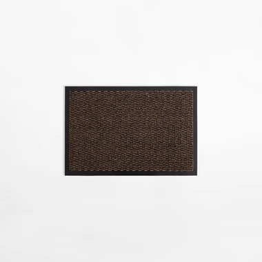 Rohožka na boty RUBBY, hnědo-černá, 40x60 cm