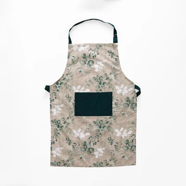 Kuchyňská zástěra s listy NICOLE COLLECTION 60x80 cm