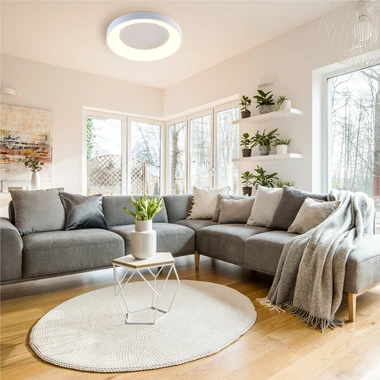 LED Stropní svítidlo bílé CAMERON 60 cm